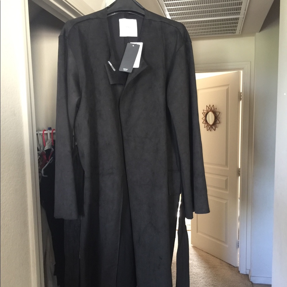 Mango coat xS new faux saude
